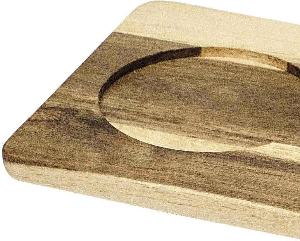 Browne - 19" x 5.7" Acacia Wood Reversible Serving Board with 3 Inserts - 571643