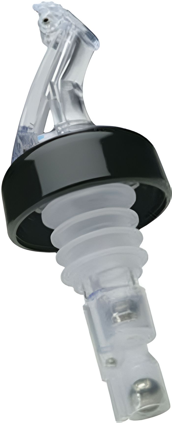 Browne - 1.25 Oz Collar Flip Clear Liquor Pourer Sure Shot, Pack of 12 - 57490000