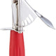 Browne - 1.35 Oz Stainless Steel Ice Cream Scoop with Red Handle - 573324