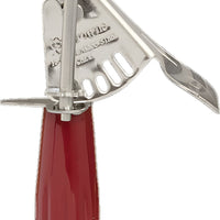 Browne - 1.35 Oz Stainless Steel Ice Cream Scoop with Red Handle - 573324
