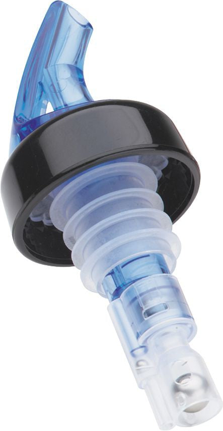 Browne - 1.5 Oz Collar Blue Liquor Pourer Sure Shot, Pack of 12 - 57490811
