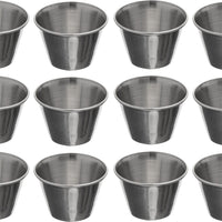 Browne - 1.5 Oz Stainless Steel Cocktail Sauce Cup, Pack of 12 - 515058