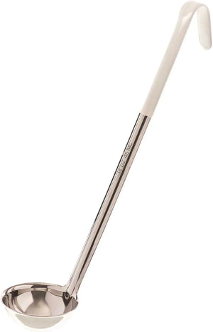 Browne - 1.5 Oz Stainless Steel White Coated Handle Ladle - 994112WH