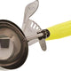 Browne - 1.75 Oz Stainless Steel Ice Cream Scoop With Yellow Handle - 573320