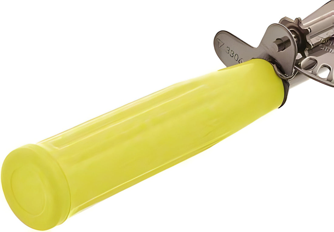 Browne - 1.75 Oz Stainless Steel Ice Cream Scoop With Yellow Handle - 573320