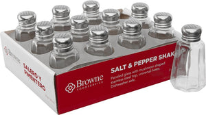 Browne - 2 OZ Salt & Pepper Shakers (1 CS) - 571930