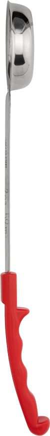 Browne - 2 Oz Stainless Steel Perforated Portioner / Spoodles with Red Handle, 1 PC (5742P) - 5757421