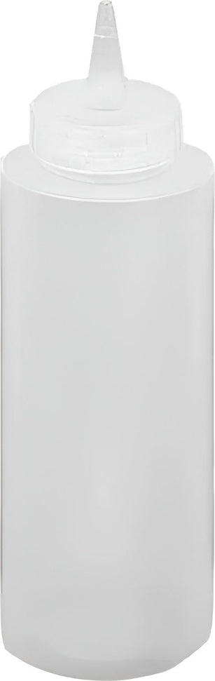 Browne - 24 Oz Clear Squeeze Bottle, Pack of 12 - 2403