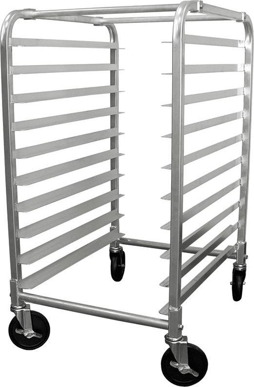 Browne - 26" x 20.25" x 38.5" 10 Tier Aluminum Bun Pan Rack - 589110