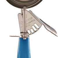 Browne - 2.25 Oz Stainless Steel Standard Ice Cream Scoop With Blue Handle - 573316