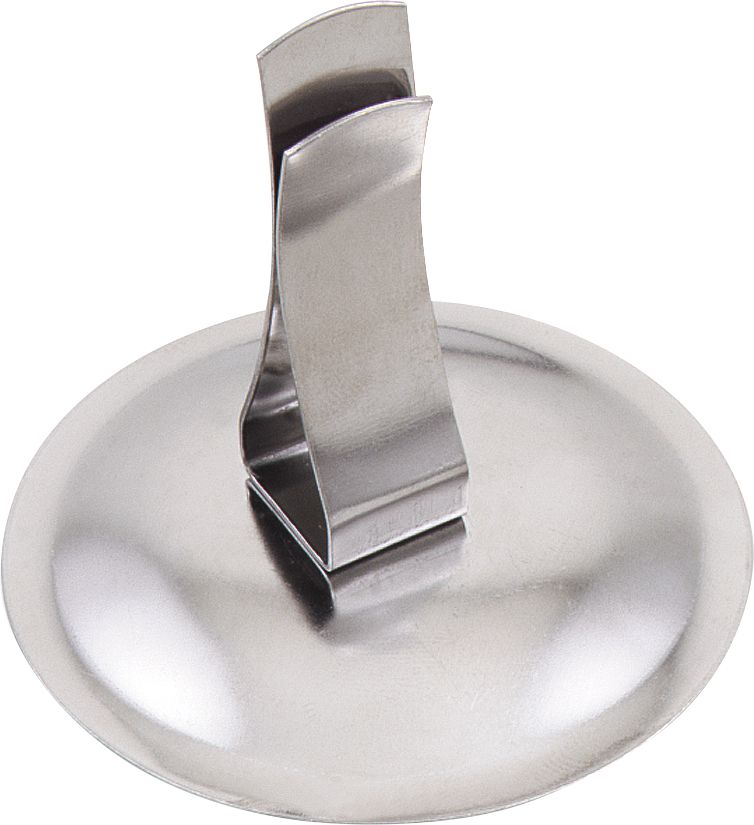 Browne - 2.3" x 2" Stainless Steel Menu Clip - 57595
