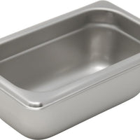 Browne - 2.5" Deep Stainless Steel Anti-Jam 1/9 Size Steam Table Pan - 5781902