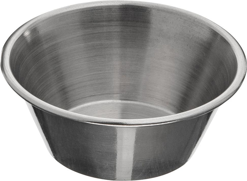 Browne - 2.5 Oz Stainless Steel Cocktail Sauce Cup, Pack of 12 - 515059
