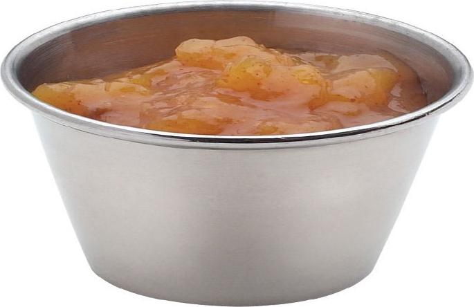 Browne - 2.5 Oz Stainless Steel Cocktail Sauce Cup, Pack of 12 - 515059