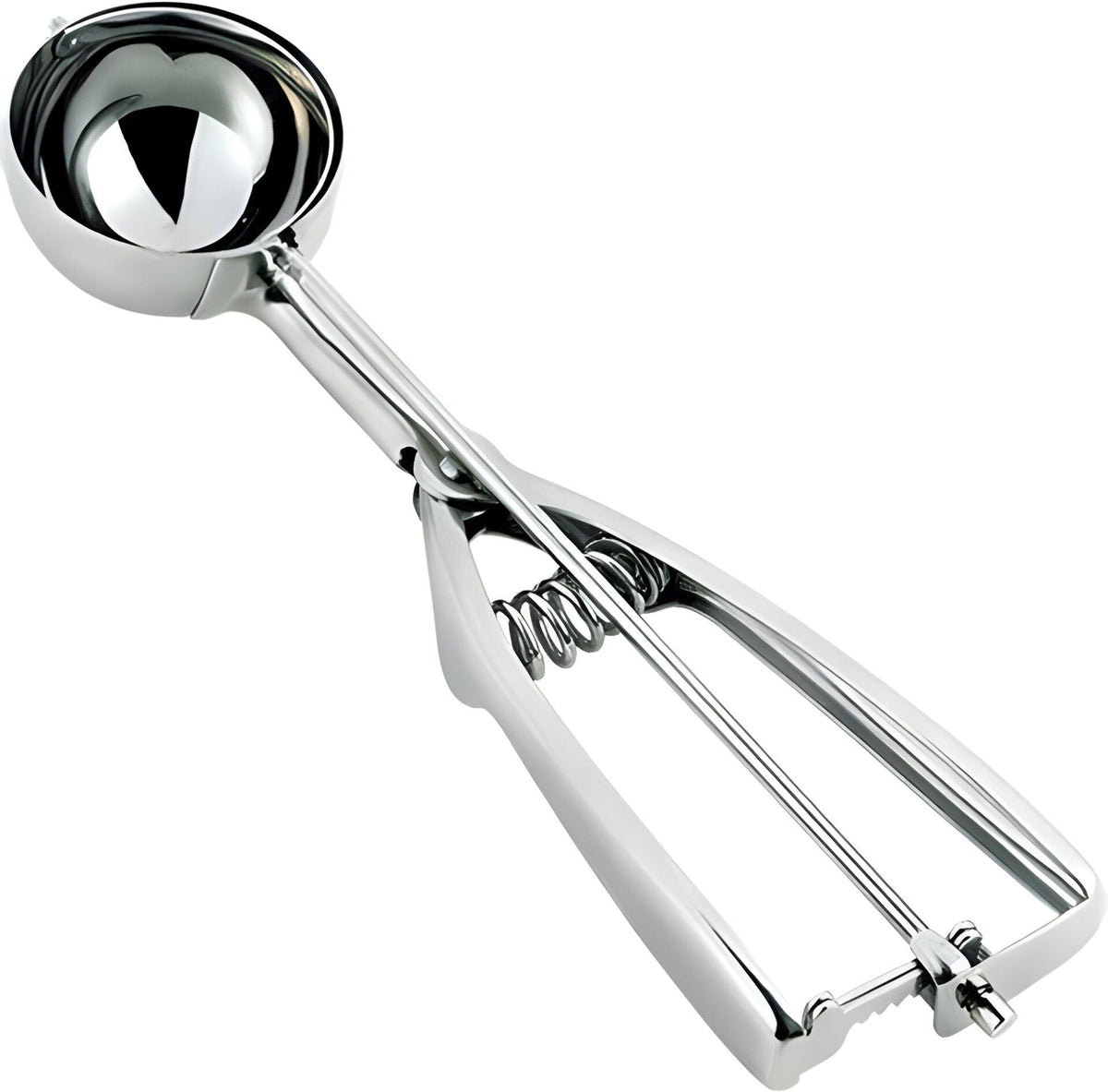 Browne - 2.5 Oz Stainless Steel Twin Grip Ice Cream Scoop - 573420