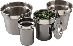 Browne - 2.5 QT Stainless Steel Vegetable Inset - 575581