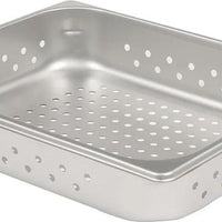 Browne - 2.5" Stainless Steel 1/2 Perforated Deep Steam Table Pan - 21212