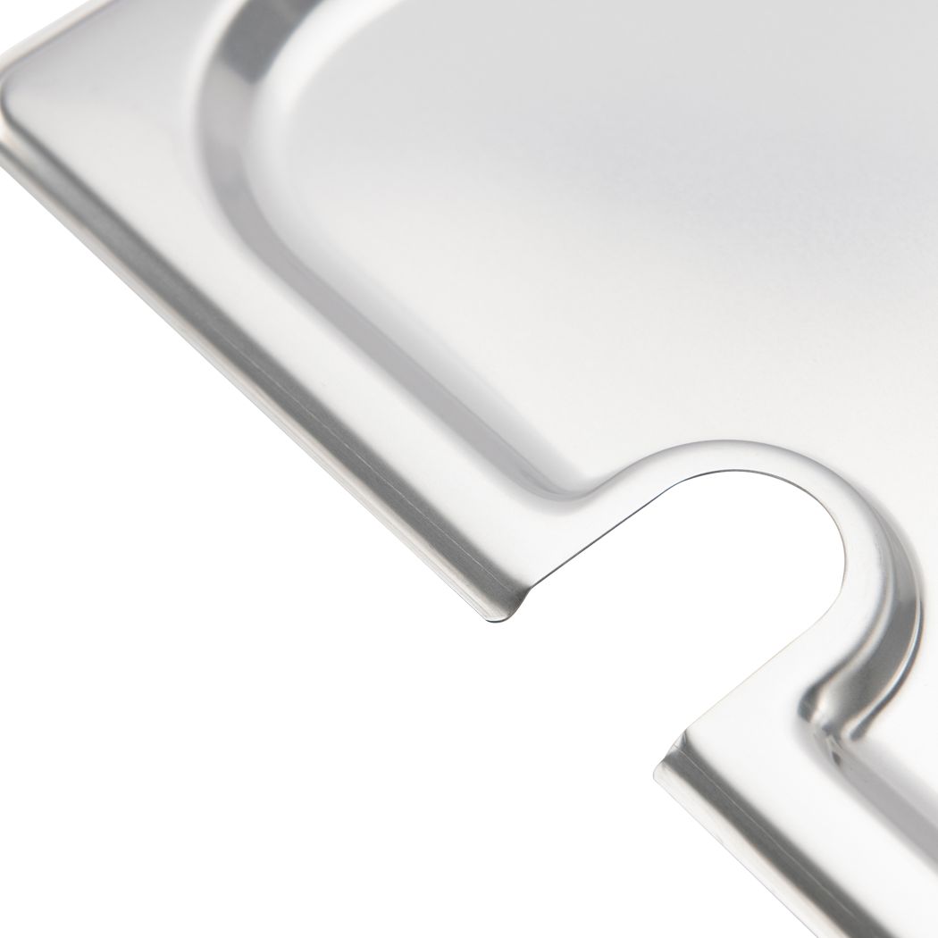 Browne - 2.5" Stainless Steel 1/3 Size Anti-Jam Steam Pan - 22132