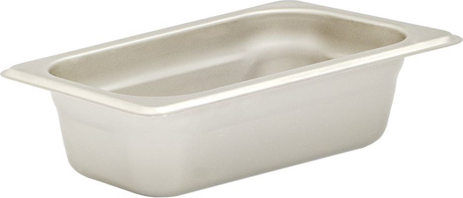Browne - 2.5" Stainless Steel 1/9 Size Anti-Jam Steam Pan - 22192