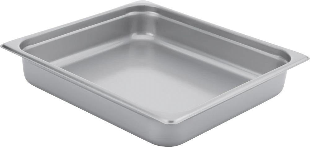 Browne - 2.5" Stainless Steel 2/3 Size Anti-Jam Steam Pan - 88232