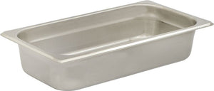 Browne - 2.5" Stainless Steel Anti-Jam 1/3 Size Steam Table Pan - 98132