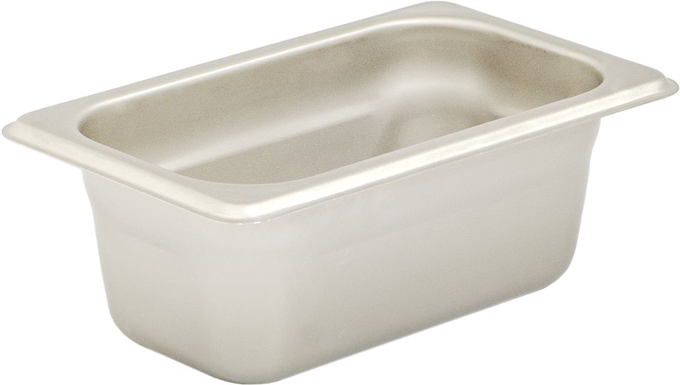 Browne - 2.5" Stainless Steel Anti-Jam 1/9 Size Steam Table Pan - 98192