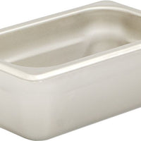 Browne - 2.5" Stainless Steel Anti-Jam 1/9 Size Steam Table Pan - 98192