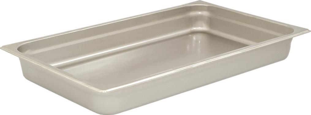 Browne - 2.5" Stainless Steel Anti-Jam Full Size Steam Table Pan - 5781102