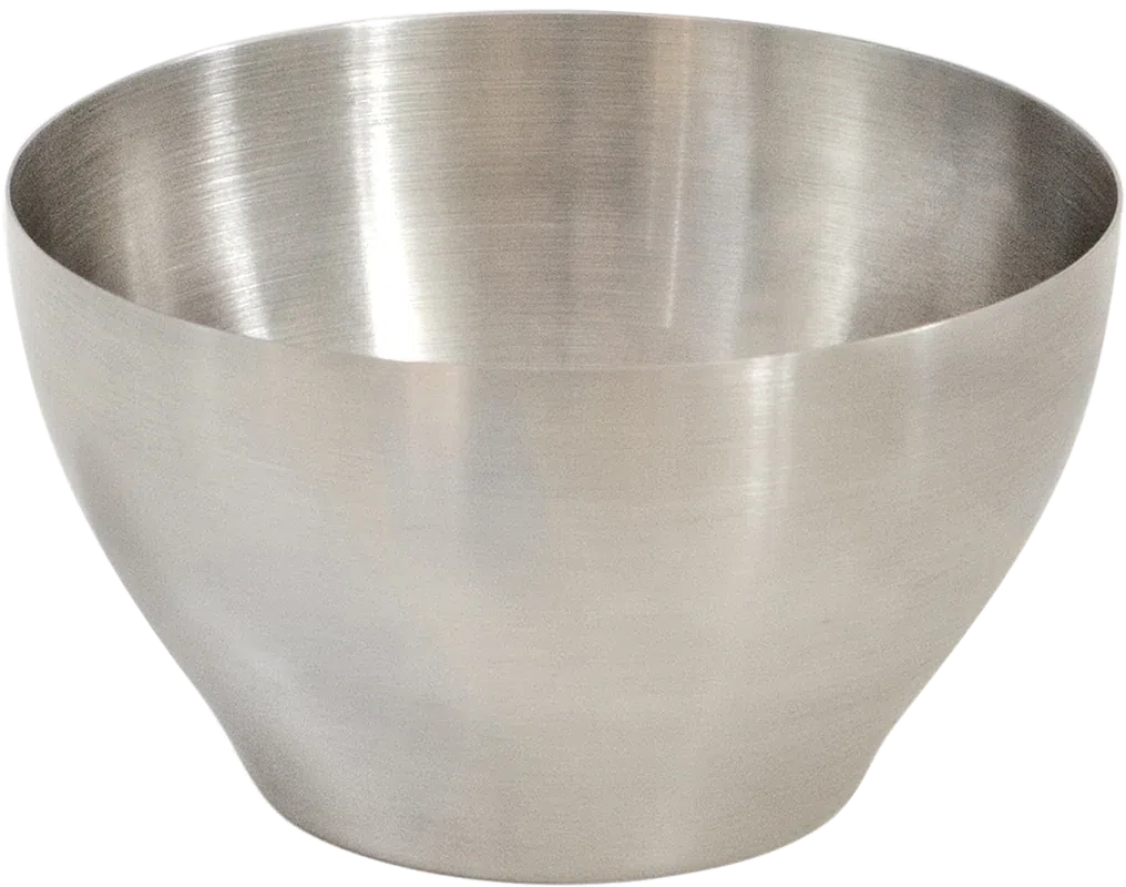 Browne - 2.5" x 4.3" Stainless Steel Tapered Fry Cup - 515066