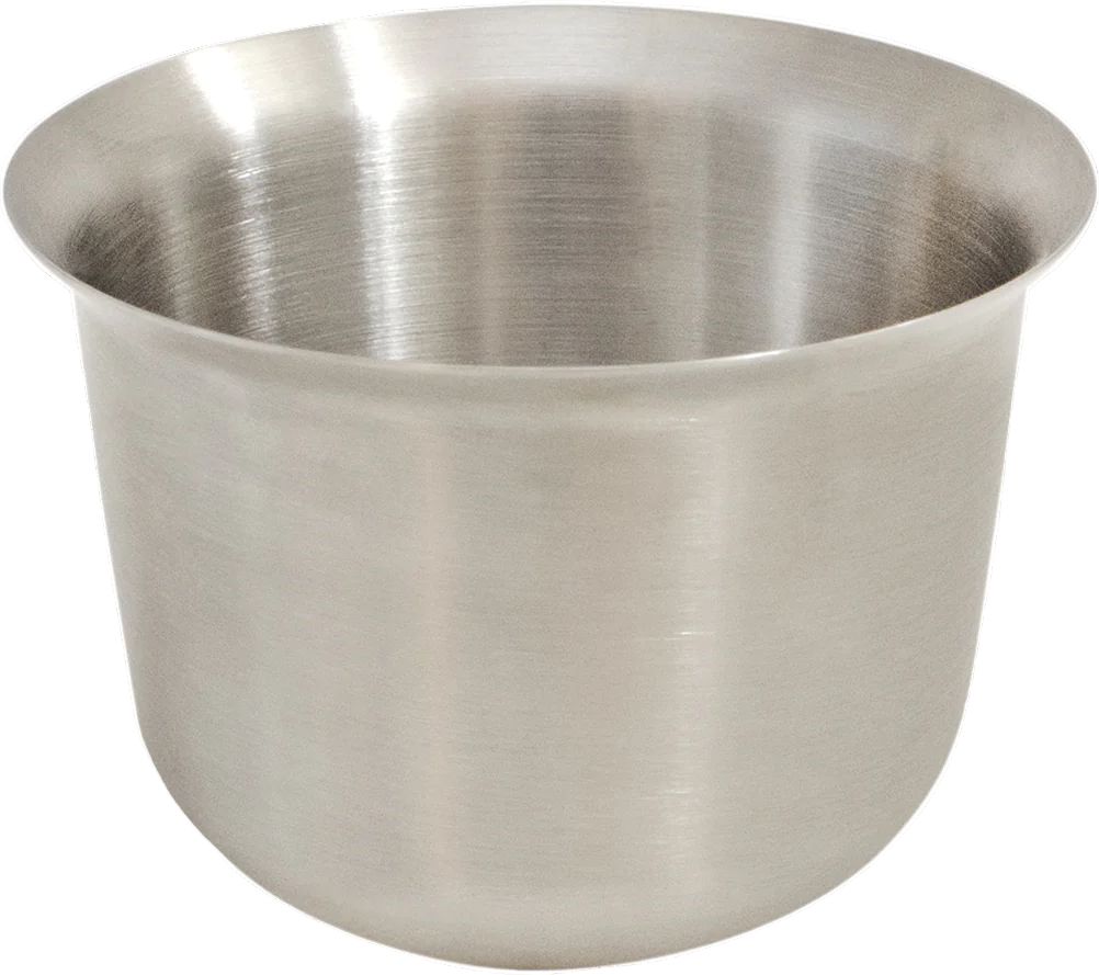 Browne - 2.7" x 4" Stainless Steel Large Flare Serve Cup (Set of 6) - 515064