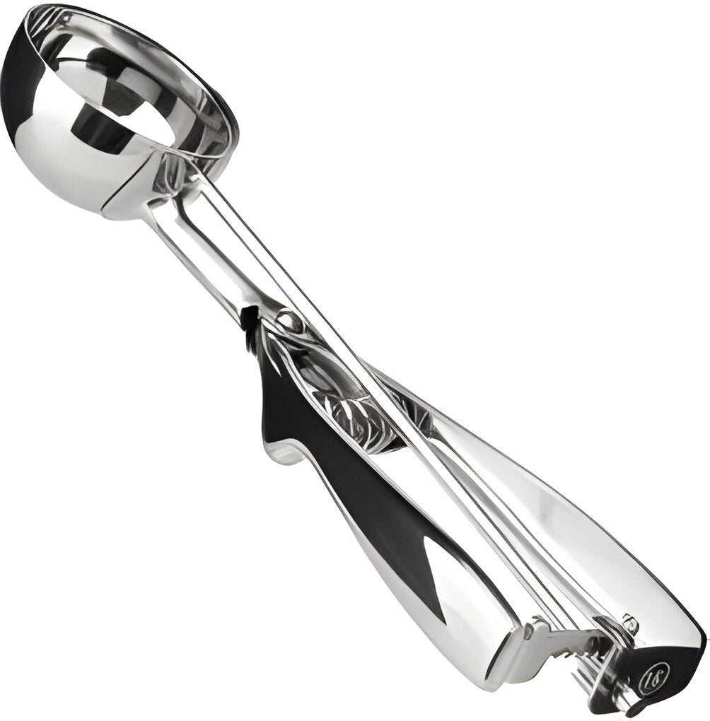 Browne - 2.8 Oz Stainless Steel Twin Grip Ice Cream Scoop - 573416