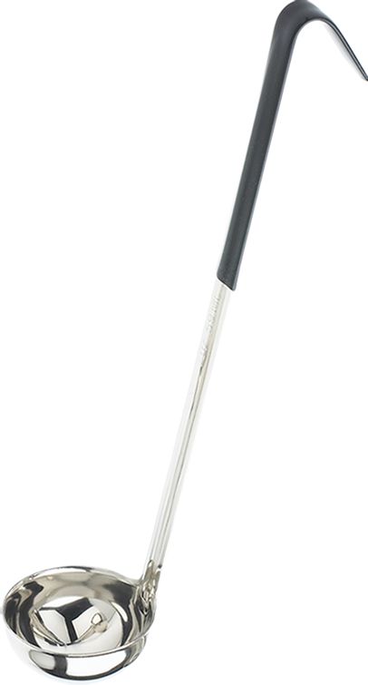 Browne - 3 Oz Stainless Steel Black Coated Handle Ladle - 9943BLK