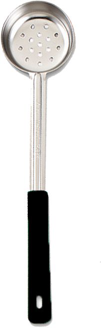 Browne - 3 Oz Stainless Steel Perforated Portioner / Spoodles with Black Handle, 1 PC (5723P) - 5757231