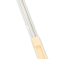 Browne - 3 Oz Stainless Steel Portioner / Spoodles with Beige Handle, 1 PC (5743) - 5757430