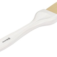 Browne - 3" Wooden Handle Linear Pastry Brush with Boar Hair - 61300-3