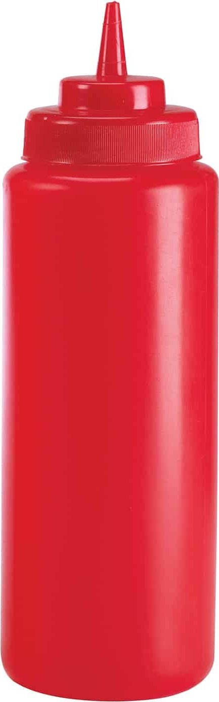 Browne - 32 Oz Red Wide Mouth Squeeze Dispenser - 57803205