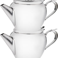 Browne - 32 Oz Stainless Steel Apple Shape Stackable Tea Pot - 515153
