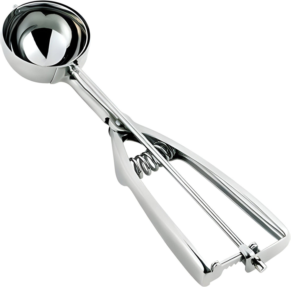 Browne - 3.3 Oz Stainless Steel Twin Grip Ice Cream Scoop - 573412