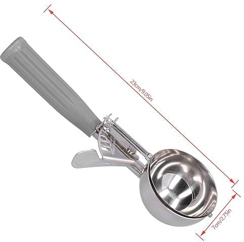 Browne - 3.7 Oz Stainless Steel Ice Cream Scoop - 573308