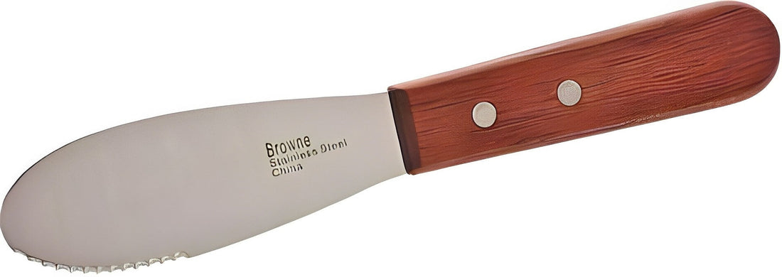 Browne - 3.75" Stainless Steel Sandwich Spreader - 574312