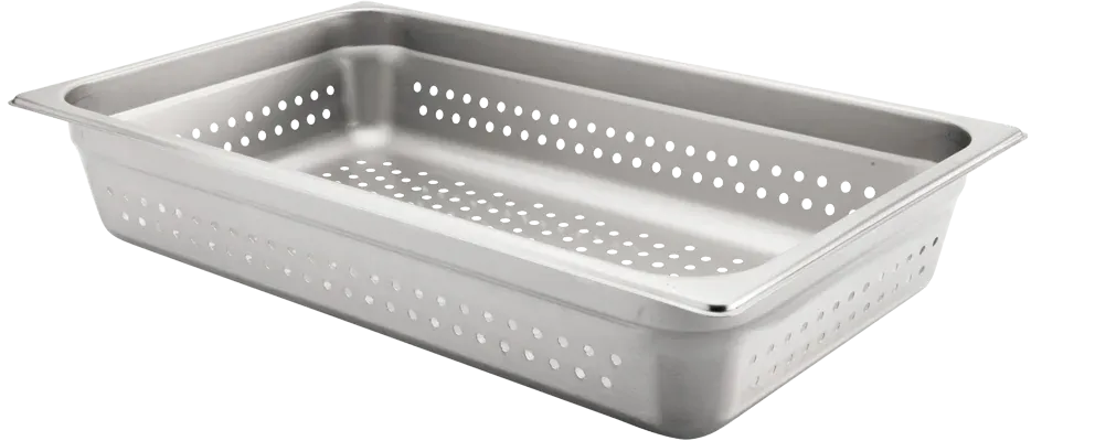 Browne - 4" Deep Full Size Perforated Anti-Jam Steam Pan - 5781114