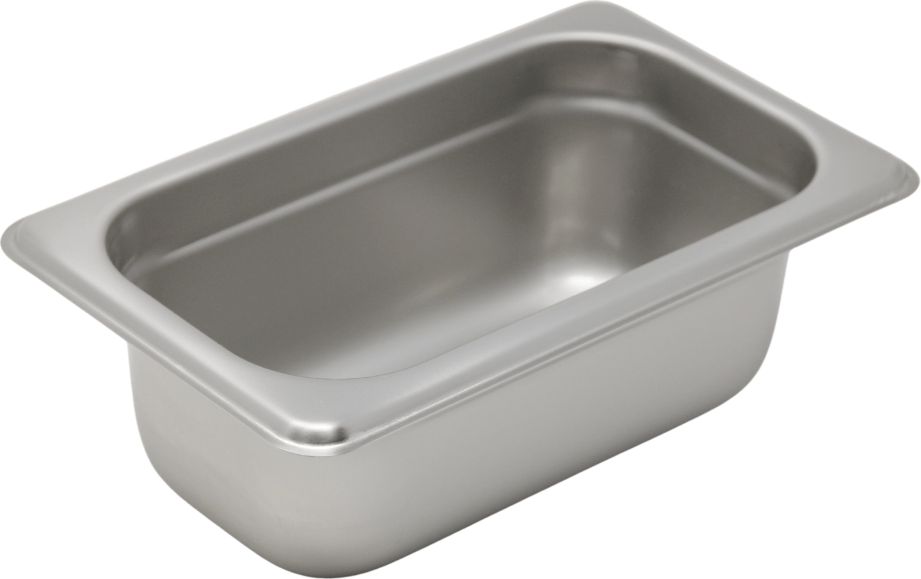 Browne - 4" Deep Stainless Steel Anti-Jam 1/9 Size Steam Table Pan - 5781904