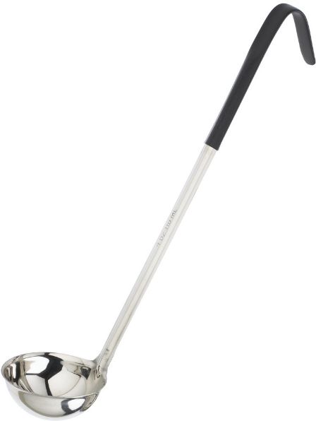 Browne - 4 Oz Stainless Steel Black Coated Handle Ladle - 9944BLK