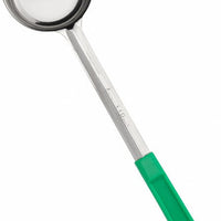 Browne - 4 Oz Stainless Steel Portioner / Spoodles with Green Handle, 1 PC (5744) - 5757440