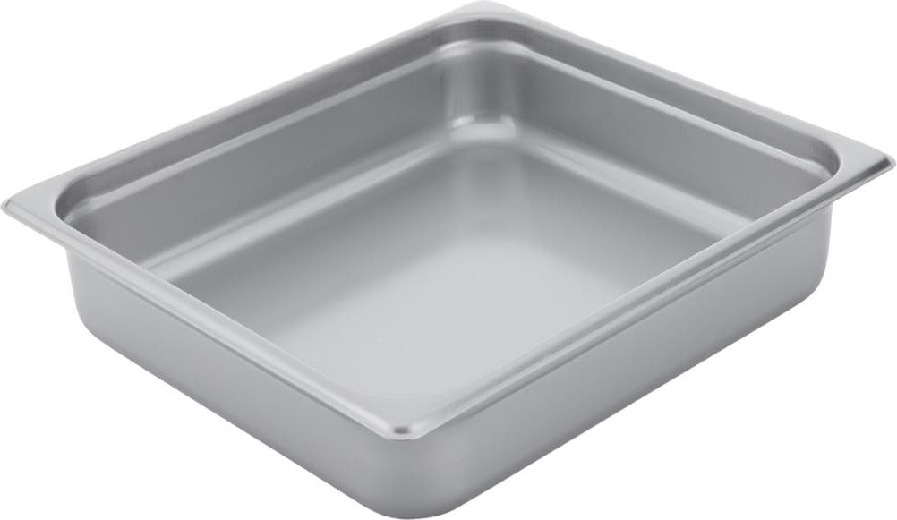 Browne - 4" Stainless Steel 2/3 Size Anti-Jam Steam Pan - 88234