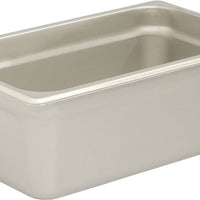 Browne - 4" Stainless Steel Anti-Jam 1/4 Size Steam Table Pan - 98144