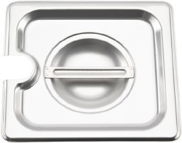 Browne - 4" Stainless Steel Anti-Jam 1/6 Size Steam Pan - 5781604