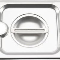 Browne - 4" Stainless Steel Anti-Jam 1/6 Size Steam Pan - 5781604