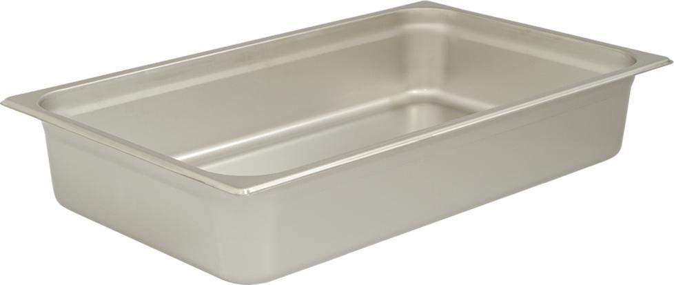 Browne - 4" Stainless Steel Anti-Jam Full Size Steam Table Pan - 5781104
