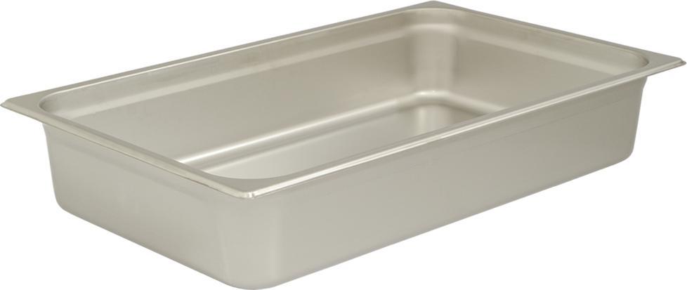 Browne - 4" Stainless Steel Anti-Jam Half Size Steam Table Pan - 5781204